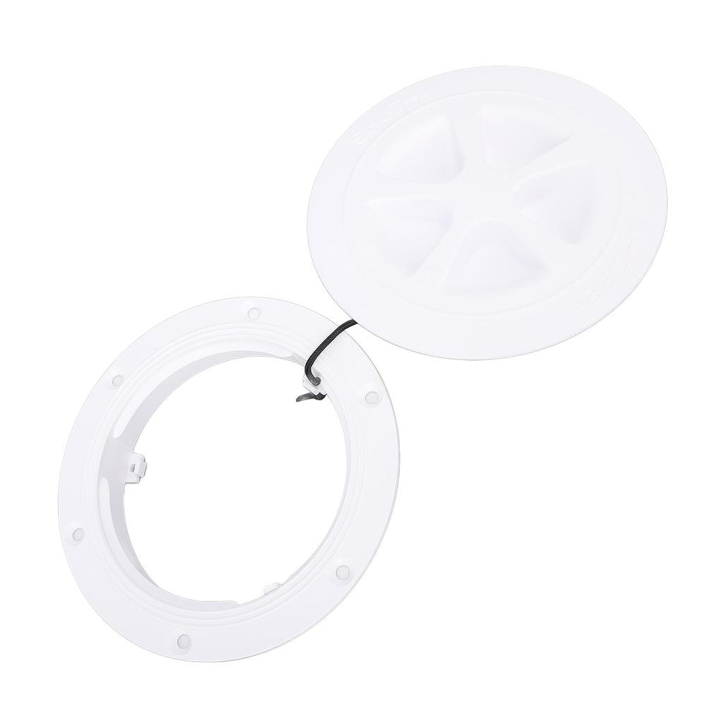 4 Inch Deck Plate Round Detachable Circular Sealing Cover for Marine Yachts Boat Kayak