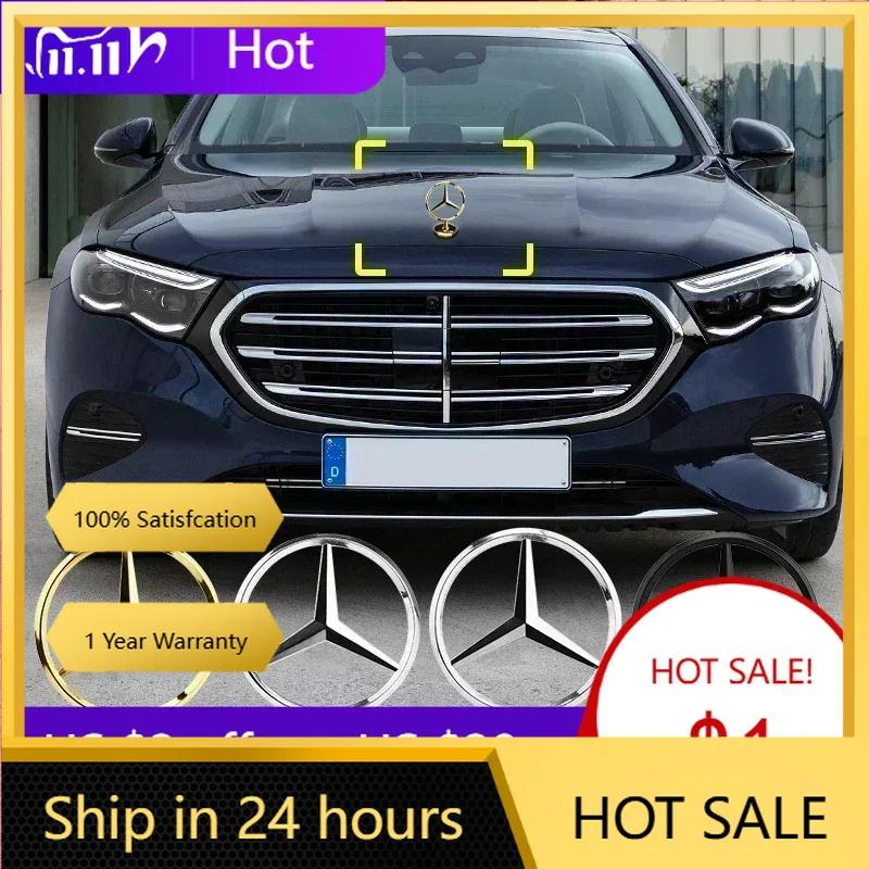 Для Mercedes Benz 1 шт. 44 мм логотип на капот Mercedes Benz для Mercedes Benz E S W202 W203 W204 W208 W210 W220 W221