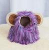 Halloween Lion Cosplay Hat for Dogs Ang Cats, Adjustable Pet Halloween Costume Accessory