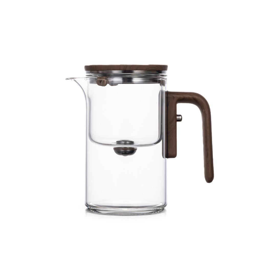 One Click Magnetic Switch Water Separation Inner Container Teapot Clear Filter Tea Cup  Tea Room