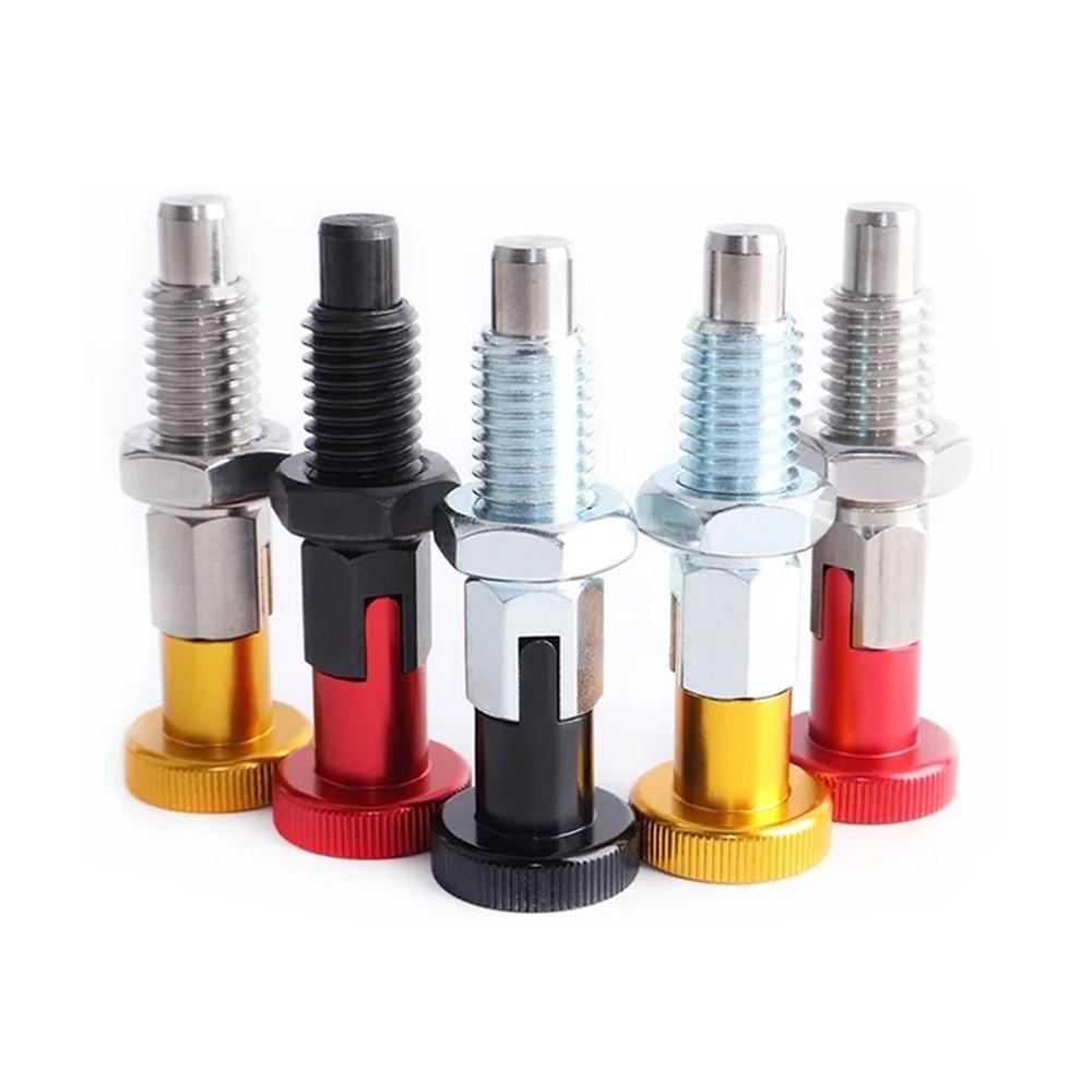 M6/M8/M10/M12 Bolt Multifunction Spring Stop Indexing Pin Self Locking Reset Type Knob Plunger Indexing Bolt Positioning Pin