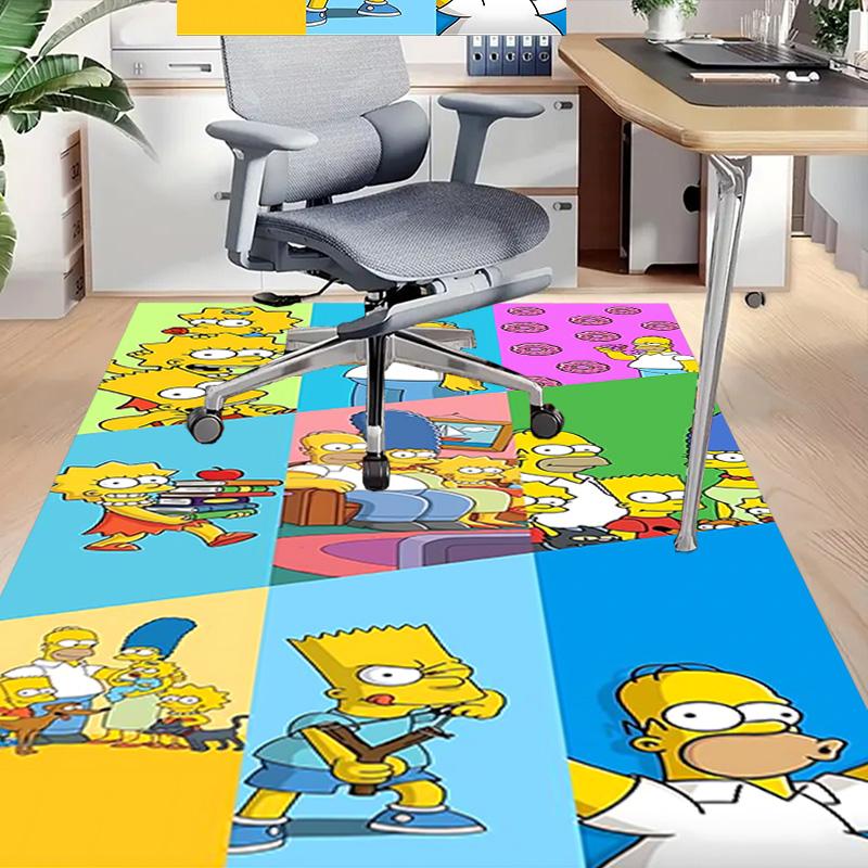 Simpsons Family Carpet For Playroom Bedroom Living Room Sofa Home Decorkids Game Area Rug Nonslip Floor Mat