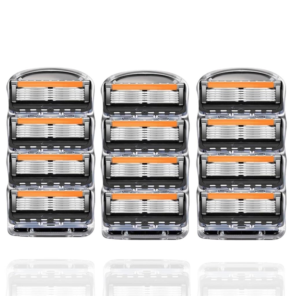 Gillette ProGlide Electric Razor Replacement Blades, 5-Blade, Fusion/ProShield Compatible, 12-Pack (Black)