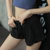 Women's Quick-Dry Loose Mesh Running Yoga Shorts - Lightweight, Anti-Exposure Fitness Wear for Summer