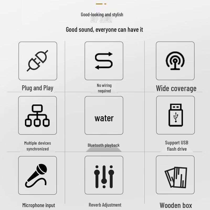 Аудиосистема для конференц-зала QIASHENG 6,5 дюймов