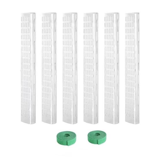 2/4/6Pcs Plant Moss Pole Easy Assembly Climbing Plants Plant Support with Sphagnum Moss Moisture-retaining Plant Support Stake