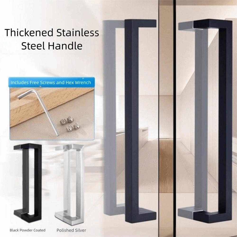 Stainless Steel Thickness Handle 60 Cm Length Glass Door Handle Door Handle Wooden Door Metal Door