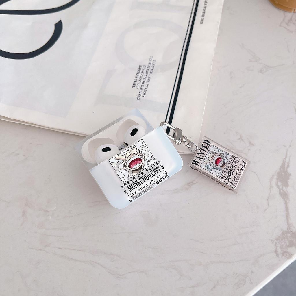 Цельный креативный Ника Луффи, подходит для Apple, беспроводные Bluetooth наушники, защитный чехол для Airpods