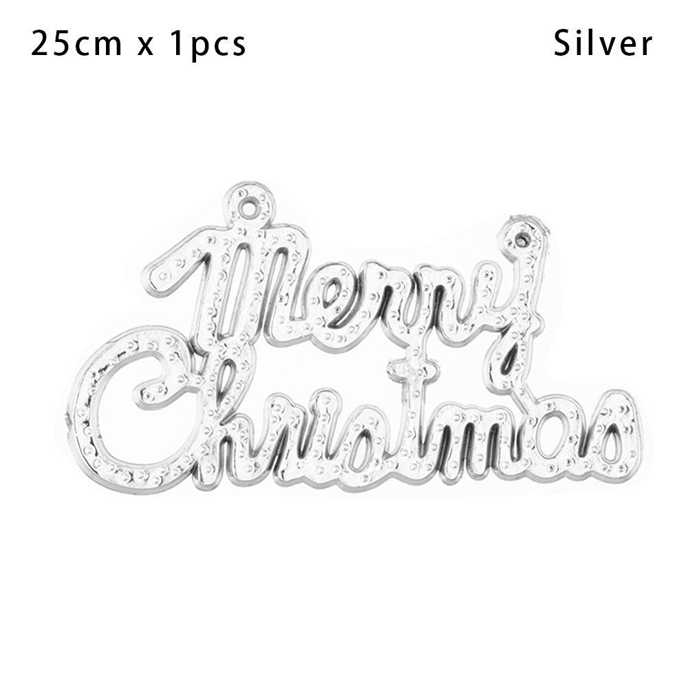 Accessories Party Supplies Merry Christmas Pendant Xmas Tree Decor Hanging Ornament English Letter