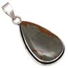Pendant Amrican Jasper Gemstone Mother'Day Gift Silver Jewelry 2"
