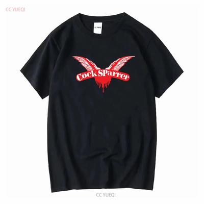 COCK SPARRER ЛОГОТИП Футболка Черный S XXL Скинхед Oi Панк Last Resort 4 Skins винтаж Стиранная Немного Универсальная Повседневный