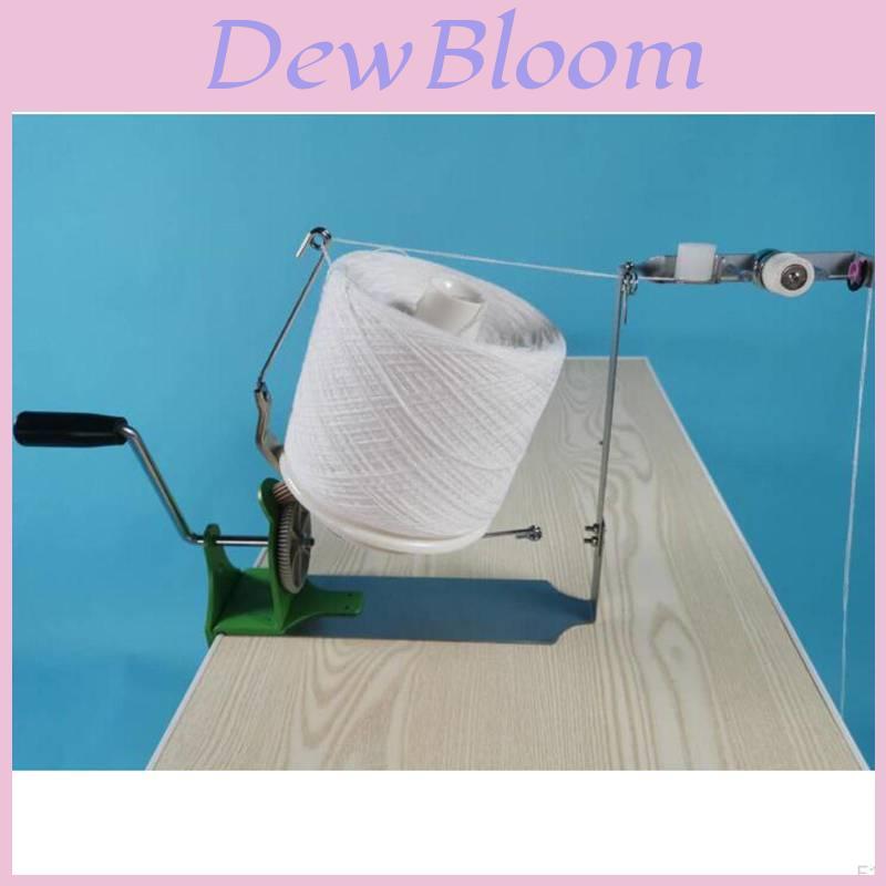 Hand Crank Yarn Winder Large And Small Bobbins For Knitting And Crochet Projects