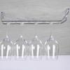 Silver Wine Glass Rack Holder Storage Organizer Stainless Steel Hanger