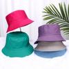 Женщины Мужчины Открытый Солнцезащитный крем Повседневная рыбацкая кепка Панама Шляпа от солнца Яркие цвета