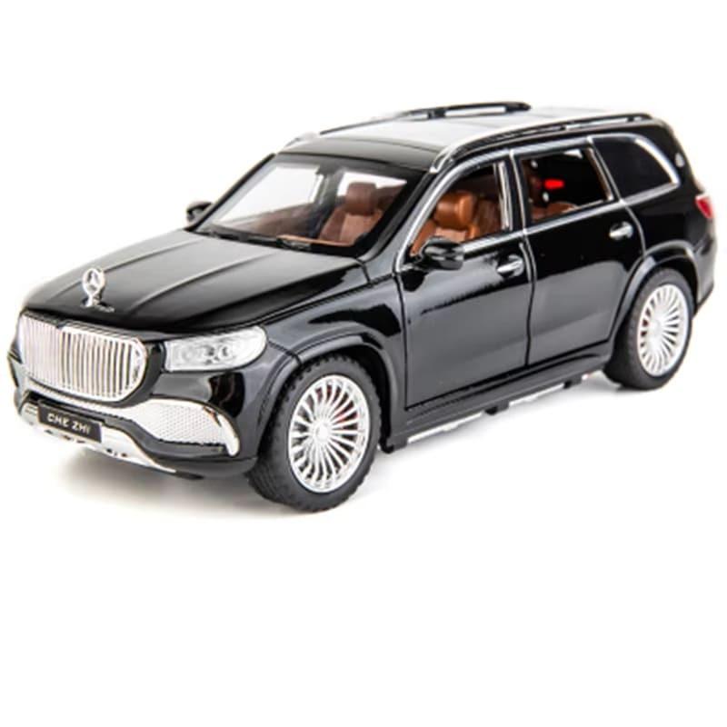 1:24 Maybach GLS600 Alloy Luxury Car Model Simulation Литая металлическая игрушечная машинка Модель автомобиля Звук и свет Детская игрушка Мальчик Подарочная коллекция Украшения