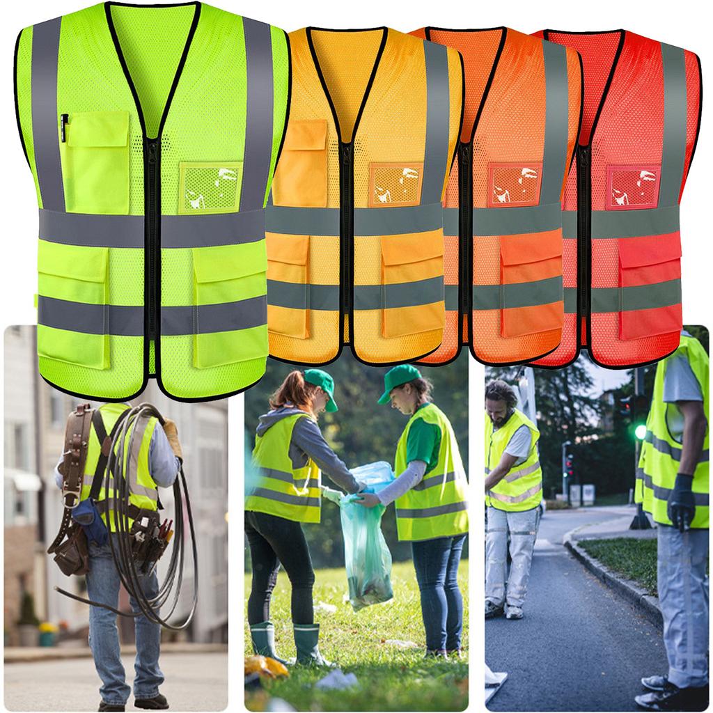 Traffic Clothing Reflective Clothing Bright Fluorescent Work Clothes