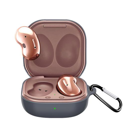 Чехол для наушников, мягкий силиконовый защитный чехол для Bluetooth-совместимой гарнитуры с защитой от царапин для Samsung Galaxy Buds 2/Live/Pro