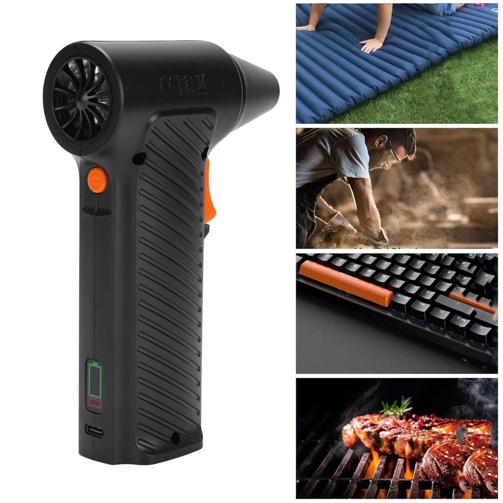 Electric Air Duster 11000RPM Cordless Air Blower Adjustable Turbo Fan for Computer Keyboard Outdoors Car Home Rechargeable 2600mAh Battery