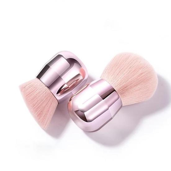 Yousheng Nail Art Dusting Brush with Handle Nail Art Dust Powder Remover Cleaner Kabuki Brush Multi-purpose Loose Power Foundations Blush Makeup Brush
