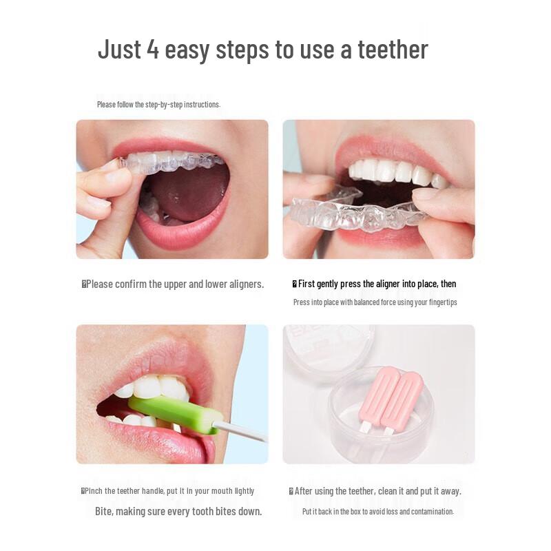 FAWNMUM Strawberry Ice Cream Orthodontic Chew