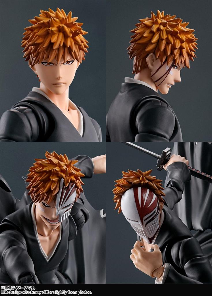 TAMASHII NATIONS S.H.Figuarts BLEACH Ichigo Kurosaki -Getsuga Tensho- Approx. 155mm PVC & ABS Painted Movable Figure
