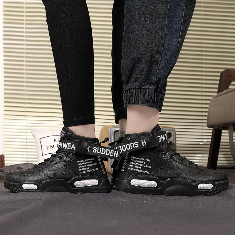 Men's Outdoor Casual Boots High-top Sneakers Fashion Sports Basketball Shoes