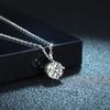 1CT D Color Real Moissanite Pendant Necklace Classic Four Claw Pendant 925 Sterling Silver Fine Jewelry Gift for Women