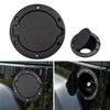 Carbon Fiber Black Steel Fuel Tank Gas Cap Cover for Jeep WRANGLER JK & JKU 2007-2015 2016 2017 2018 Car