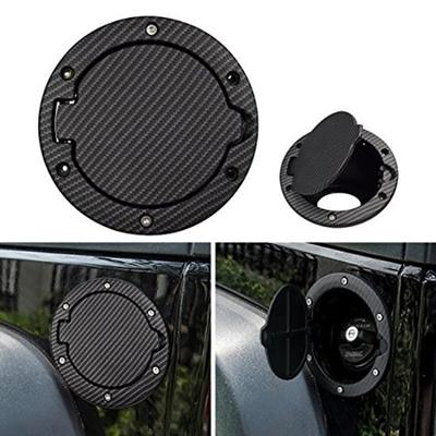 Черная стальная крышка топливного бака из углеродного волокна для Jeep WRANGLER JK & JKU 2007-2015 2016 2017 2018 автомобиля