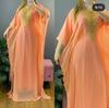 Women New Moroccan Dubai Kaftans Farasha Abaya Dress Handmade Fancy Long Gown