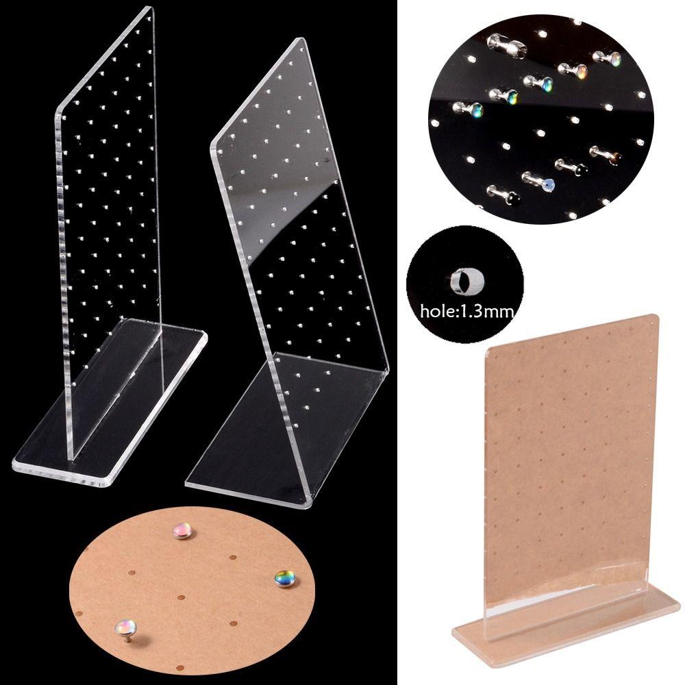 Acrylic Jewelry Display Rack Handicrafts Ear Studs Storage Accessories Necklace Display