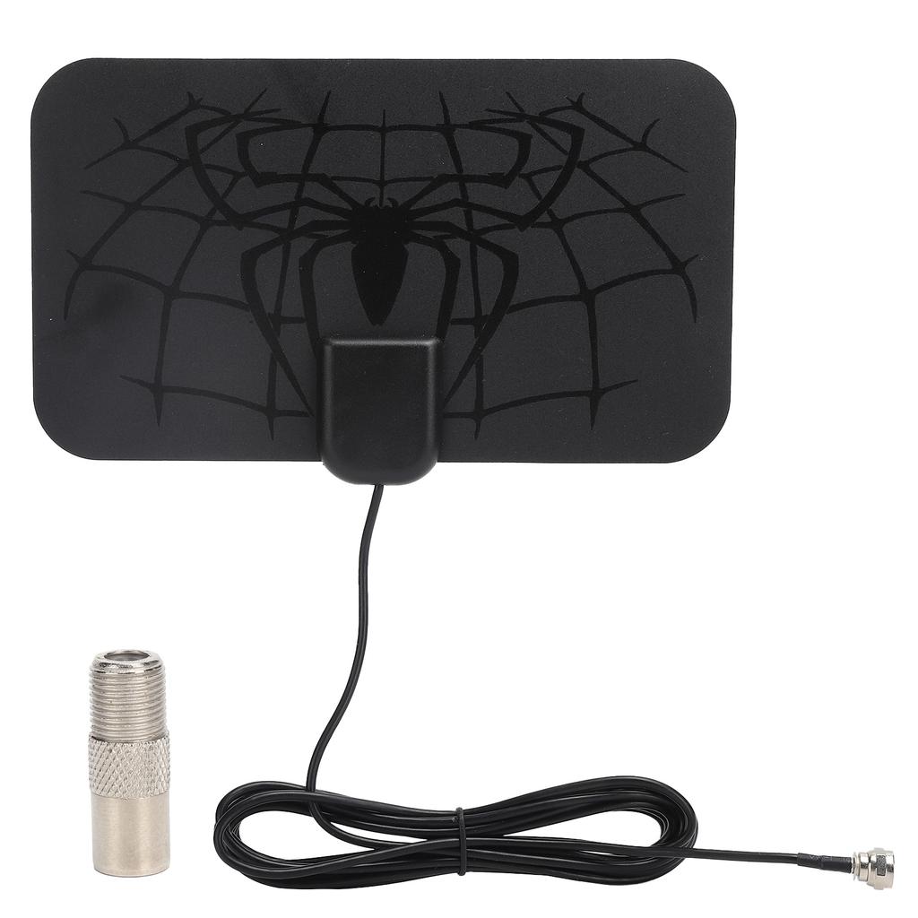 Внутренняя цифровая HD телевизионная антенна для приема сигнала, черная VHF170?240МГцUHF470?860МГц