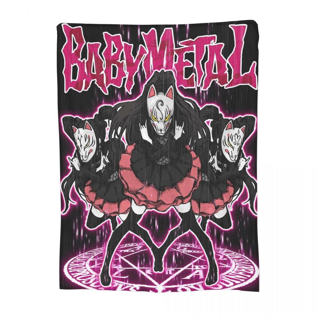 Babymetal Комбинированные одеяла Флисовое одеяло-плед для дивана Теплые пледы для дома, спальни, путешествий Покрывало Одеяло