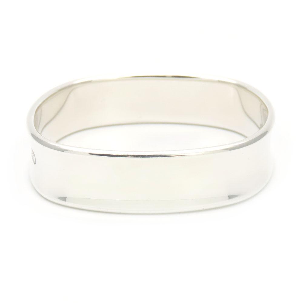 Б/У TIFFANY&Co. браслет 1837 квадратный Серебро925 57г Серебряные Аксессуары