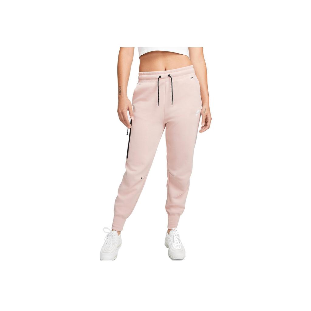 Nike Однотонные повседневные брюки на шнурке женские, розовые CW4292-601