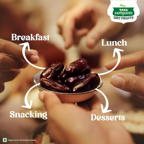 Tata Sampann Premium Kalmi Dates, 200g, Rich in Fibre, Naturally Sweet, Naturally Low-Fat Food