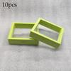 10pcs Plastic Dust-proof Jewelry Packaging Transparent Suspended Storage Boxes Storing Jewelry 3D Suspended Display Boxess