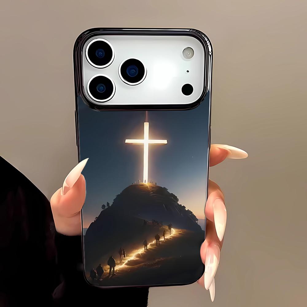 Чехол для телефона «На горе» для iPhone 17 Чехлы iPhone 15 12 13 14 16 Pro 11 Max Max 14 Plus 16Pro Прозрачный противоударный чехол Funda
