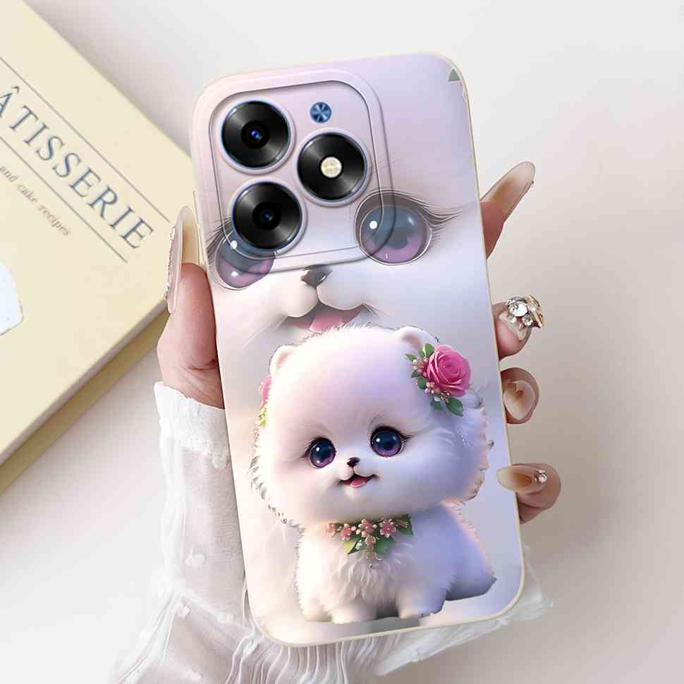 Silicone Casing For Tecno Spark Go 2024 BG6 Cases Soft Shell New Fashion Animal Phone Cover For Tecno SparkGo 2024 Bumper