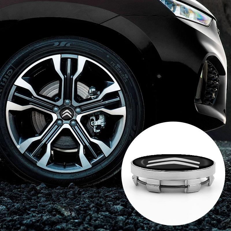 4pcs/set 56mm Citroen Original Covers Hub Caps Wheel Center Caps Fit C4C3 C5 C1 DS5 Berlingo Jumper Spacetourer Auto Accessories alz123