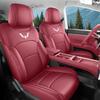 Кожаные чехлы на сиденья автомобиля Wuling Xingguang 560, Всесезонные, Универсальная посадка, Перфорированная и дышащая подушка с полным покрытием.
