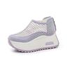 Hollow Women's Sandals 2025 Xia Xin Round Head Special Mesh Breathable Casual Fashion Explosion Thick Sole Heightening Dad Shoes