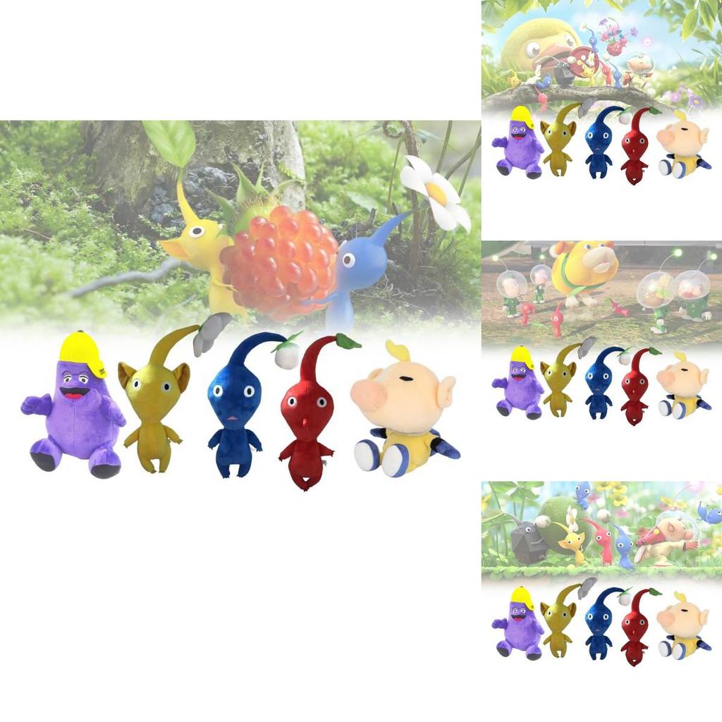 Charming Plush Ice Pikmin All Star Figure Perfect For Kids And Collectors