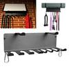 Resistance Bands Storage Hanger Barbell Rack Strong Load-bearing Double Layer Multi-Purpose Gym Equipment Storage Rack