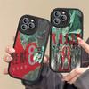 Классический аниме K-kaiju No8 Кожаный чехол для телефона для iPhone 16 15 14 13 12 11 Pro Max Plus Ударопрочный чехол