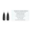 KIMAFUN 2.4G Wireless Headset Microphone Waterproof Sweatproof Mic for Fitness Coach Yoga Dance Teacher School Classroom Speaker