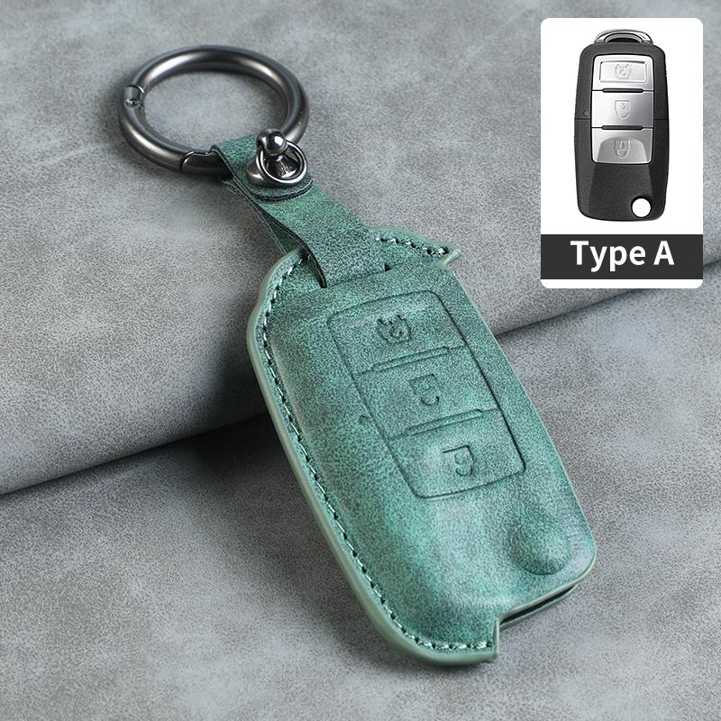 For BAIC WEVAN M35 M30 M20 HYOSOW S3 S3l20 M30S S6 S2 S5 Bispeed T5 Leather Key Cover Keychain Key Case Car Key Rope Keyring