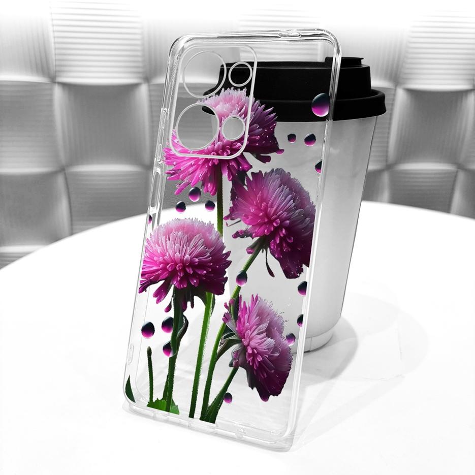 For Oppo Reno13 Pro Case CPH2697 Luxury Flowers Butterfly Painted Cover Soft Slim Phone Case For Oppo Reno 13 Pro Reno13 5G Bags