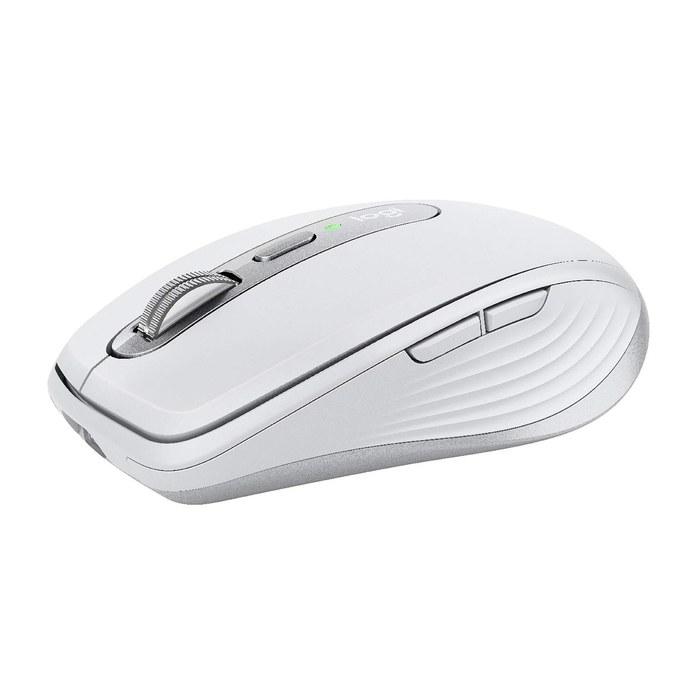 Беспроводная мобильная мышь Logitech MX Anywhere 3 для Mac MX1700M. Bluetooth, быстрое колесо прокрутки, перезаряжаемый. Светло-серый.