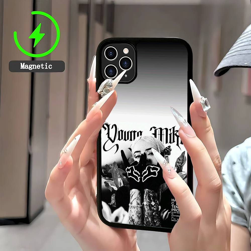 Чехол для телефона певицы Young Miko Магнитный чехол для IPhone 17 16 14 13 12 11 15 Pro Max Plus Для Magsafe Беспроводная зарядка Чехол